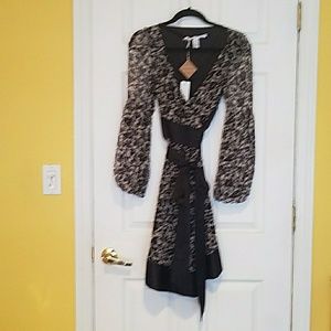 Diane Von Furstenberg Floral Wrap Dress